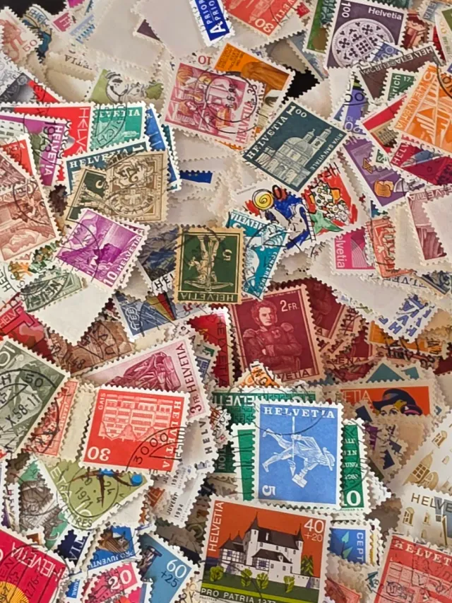 Liquidación 500 sellos Suiza.