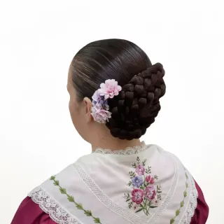 Tocado Flores Alicantina | Complemento Moño