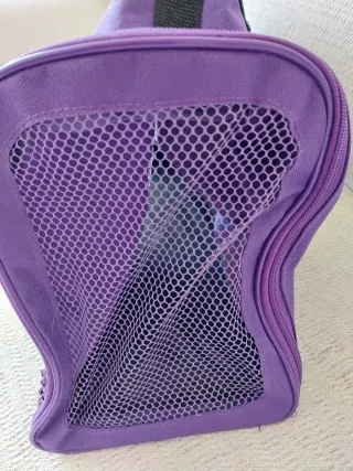 Transportín perro/gato pequeño Affinity Morado