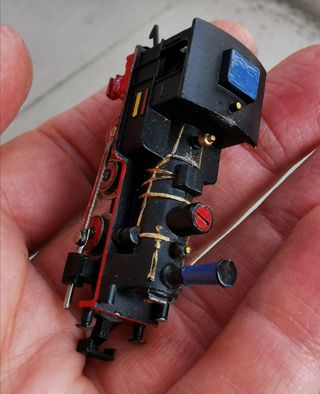 Vintage N MiniTrix locomotora vapor tren eléctrico