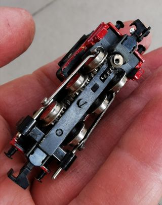 Vintage N MiniTrix locomotora vapor tren eléctrico