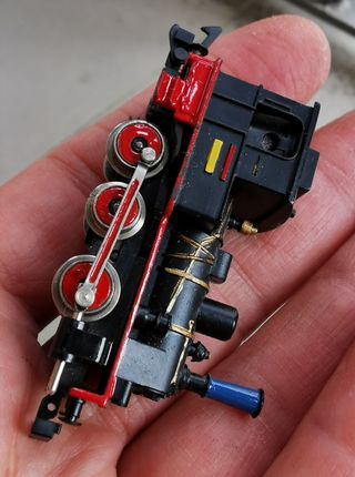 Vintage N MiniTrix locomotora vapor tren eléctrico