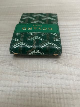 Monedero Goyard pequeño verde
