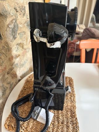 Teléfono Estilo Diner 1950 Wild & Wolf Negro