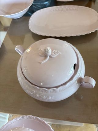 Juego Vajilla Hutschenreuther 70 Piezas Rosa