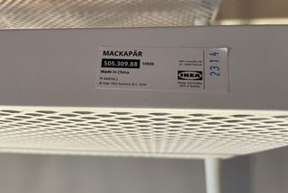 Porta abiti in metallo IKEA con scarpiera