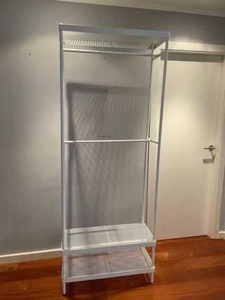 Porta abiti in metallo IKEA con scarpiera