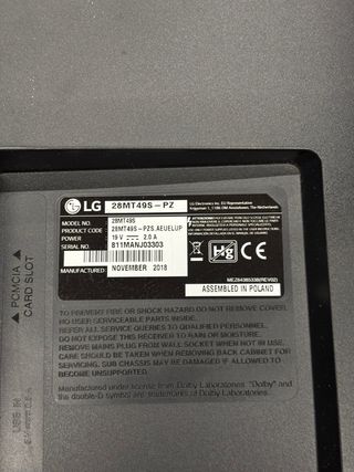 Tele LG 28MT49S 28 Pulgadas