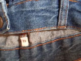 Pantalón Tejano Talla 48 Azul Nuevo