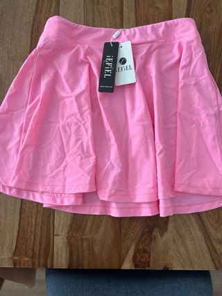 Falda patinaje artístico rosa