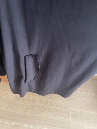 Chaqueta fina ante azul marino