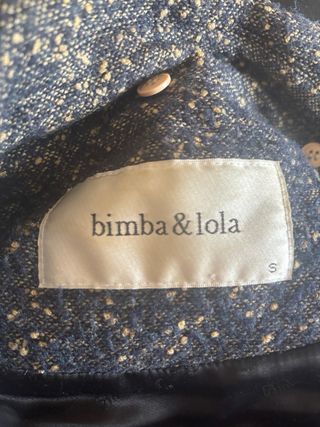 Abrigo lana Bimba y Lola azul20