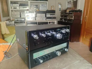 Set Amplificador Sansui AU-5900 y Sintoniz TU-5900