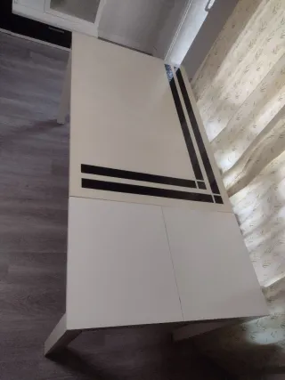 Conjunto de salón blanco y negro
