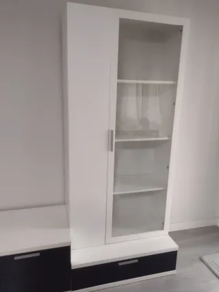 Conjunto de salón blanco y negro
