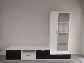 Conjunto de salón blanco y negro