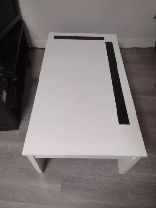 Conjunto de salón blanco y negro
