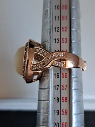 Anillo Plata 925 Perla Madre Ajustable