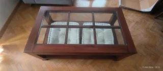 Mesa de centro Banak Importa madera y cristal