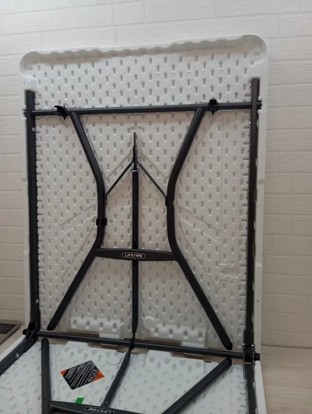 Mesa Rectangular Plegable Blanco 184 x 76 x 73.5 c