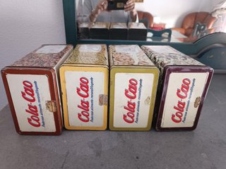 4 Latas Cola-Cao Vintage (Lote de 4latas)