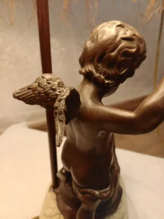 Lámpara Escultura Ángel y Caracol