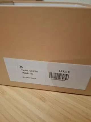 Zapatos BIMANI tacón Julieta Metalizado