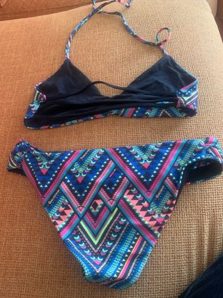 Bikini reversible Talla S Estampado Geométrico