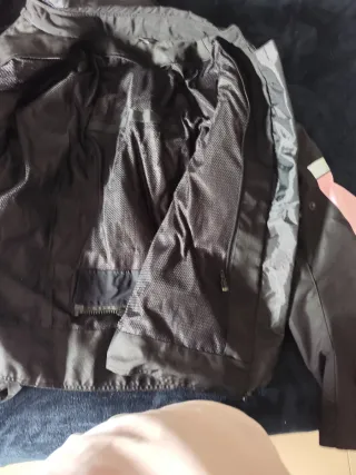 Chaqueta Moto MBS Mujer Negra y Rosa