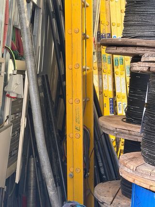 Escalera de Fibra Profesional de todos losnpeldaño