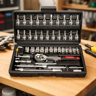 Juego de llaves de vaso nuevo