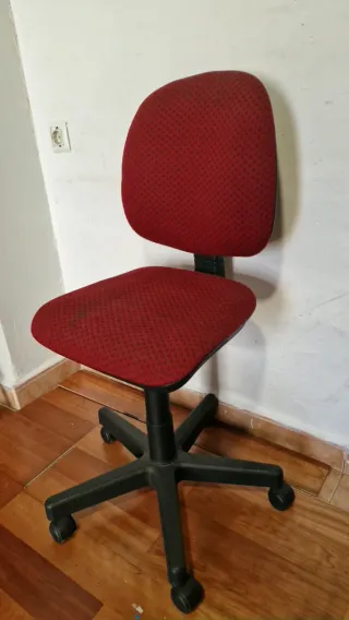Silla de escritorio roja