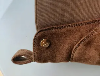 Botines Virucci Ante T.40 Cremallera Oro.Tacón7cm