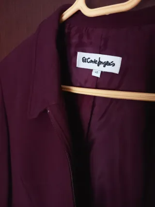Traje de chaqueta morado mujer