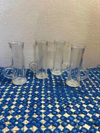 4 Bicchierini Vintage Trasparente