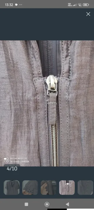 Chaqueta lino manga corta