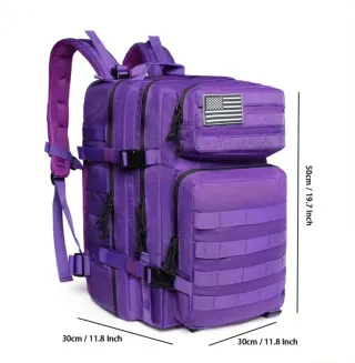 Mochila Táctica Militar Morada 50L