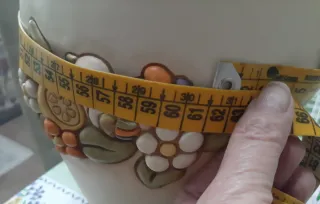Vaso Thun con uccellini e limoni