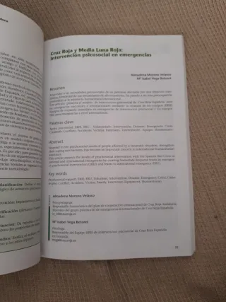 Libro Intervención Social en emergencias 2