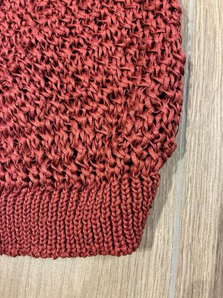 Camiseta tirantes Mango color burdeos nueva