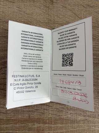 Reloj Lotus Caballero Negro/Plata