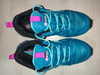 Zapatillas Trekking +8000 Azul/Rosa