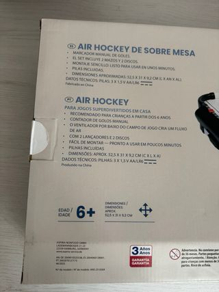 Air Hockey de Mesa Crane 6+