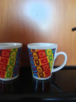 Tazze colazione ceramica fantasia