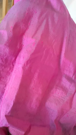 Cortinas Dobles Dormitorio Rosa/Morado