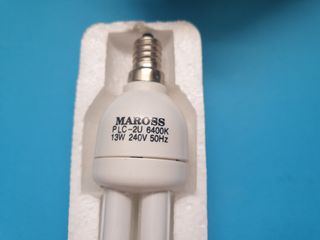 lampadina lampada neon E14 13W - 2 PEZZI