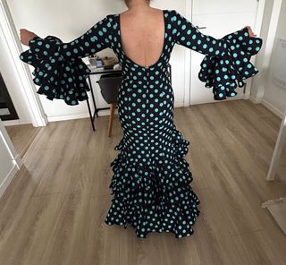 Traje Flamenca Aires de Feria lunares