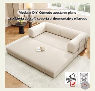 Divano 200X100X70 compatto sottovuoto con molle