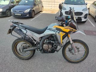 Soporte Alforjas Voge 300 Rally Negro