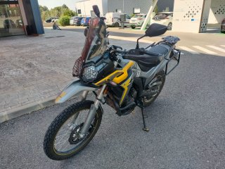 Soporte Alforjas Voge 300 Rally Negro